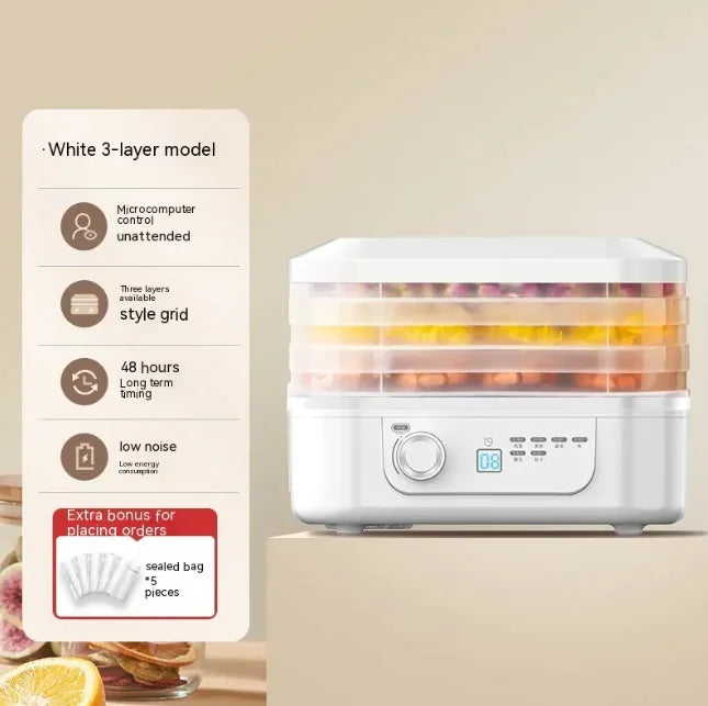 Household Food Dehydrator | Preserve Fruits, Vegetables & Snacks Effortlessly