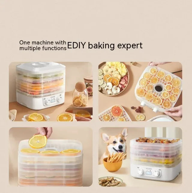 Household Food Dehydrator | Preserve Fruits, Vegetables & Snacks Effortlessly