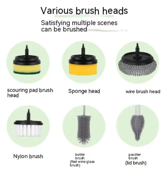 Multifunctional Electric Cleaning Brush | Makes Cleaning Effortless And Quick