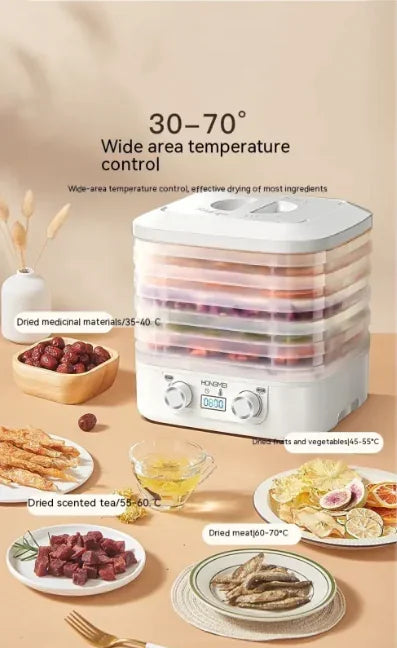 Household Food Dehydrator | Preserve Fruits, Vegetables & Snacks Effortlessly