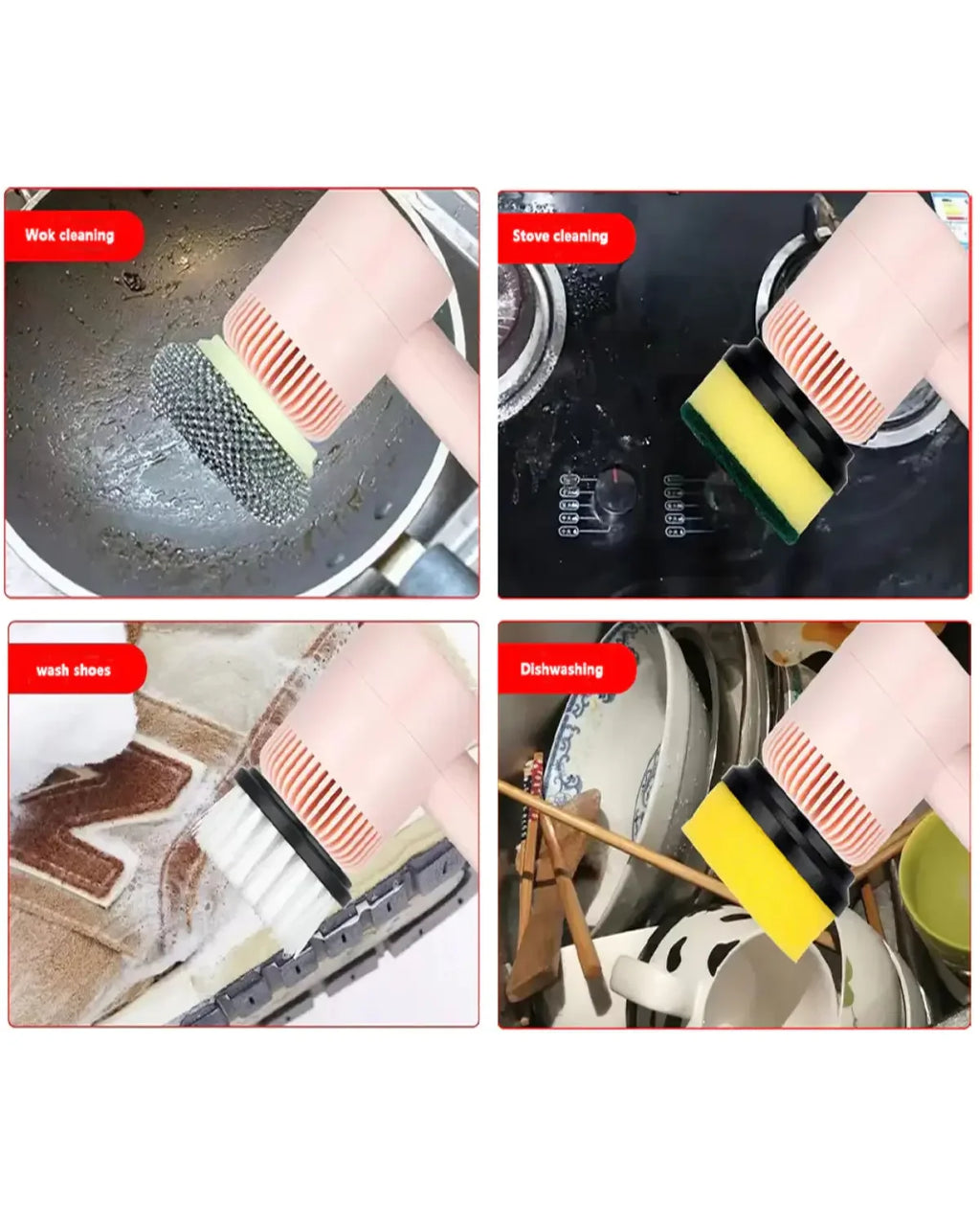 Multifunctional Electric Cleaning Brush | Makes Cleaning Effortless And Quick